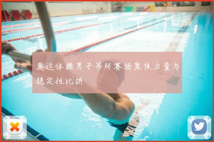 奥运体操男子吊环赛场聚焦力量与稳定性比拼